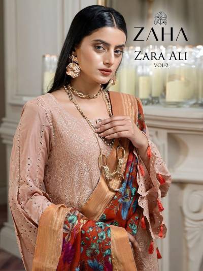 Zara Ali Vol 2 By Zaha Designer Pakistani Salwar Kameez Collection